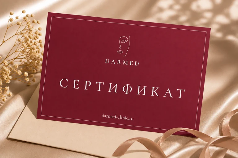 Подарочный сертификат клиники «ДарМед»